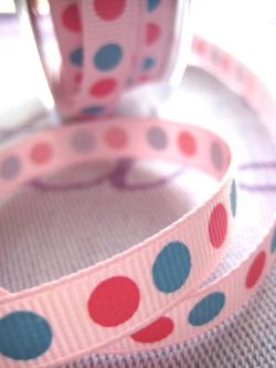 ドイツ製リボン・Pop ＆ Dots