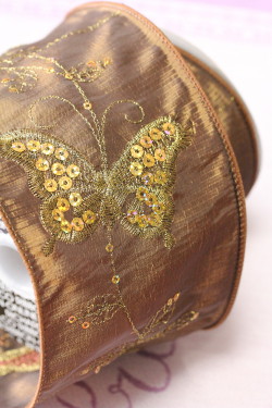 ドイツ・スペシャルリボン・Brown rich　95ミリ幅