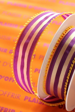 フランス製ワイヤーリボン・MODEピコット  40ミリ幅　