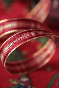 フランス製クリスマスリボン