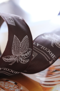 フランス製ワイヤーリボン　Chocola CHIC 40ミリ幅　