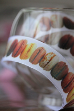 フランス製ワイヤーリボン　モン・マカロンPart.2　25ミリ幅