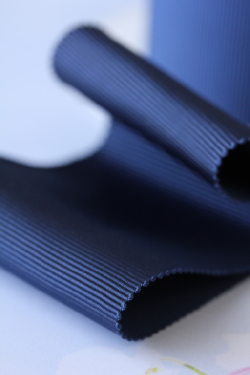 MOKUBA グログランリボン　ネイビー  50ミリ幅　