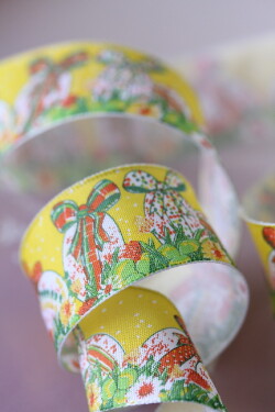 フランス製スペシャルリボン・French eggs  25ミリ幅　