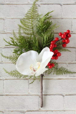 【正月飾り】胡蝶蘭アレンジピック