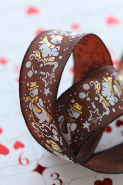 クリスマスリボン通販　リボン通販　ドイツ製リボン通販　ラテリエ　デュ　ルバン