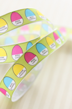 フランス製ワイヤーリボン・French Eggs 15ミリ幅