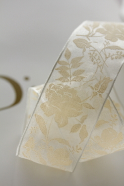 ドイツ製リボン  ROSES　40ミリ幅