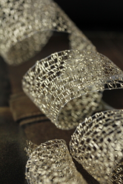 フランス製スペシャルリボン Goldメッシュ　35ミリ幅　