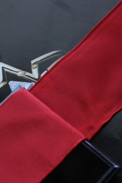 フランス製ワイヤーリボン・スタンダード　Carmine Red 50ミリ幅　