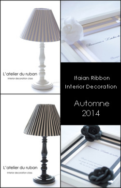 2014.10.04(sat)フレンチリボンクチュールクラフト名古屋　インテリアDeco特別クラス（イタリアリボン編）