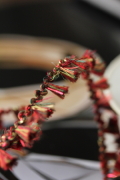フランス製コードリボン Christmas tassel　8ミリ幅