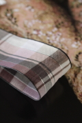 フランス製ワイヤーリボン　シースルーChic Check　38ミリ幅　