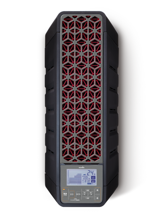 ※リコール済み HERITAGE HEATER ヘリテイジヒーター ブラック ヘリテイジヒーター EHT-M15QDS【ブラック】【ダークグレイ