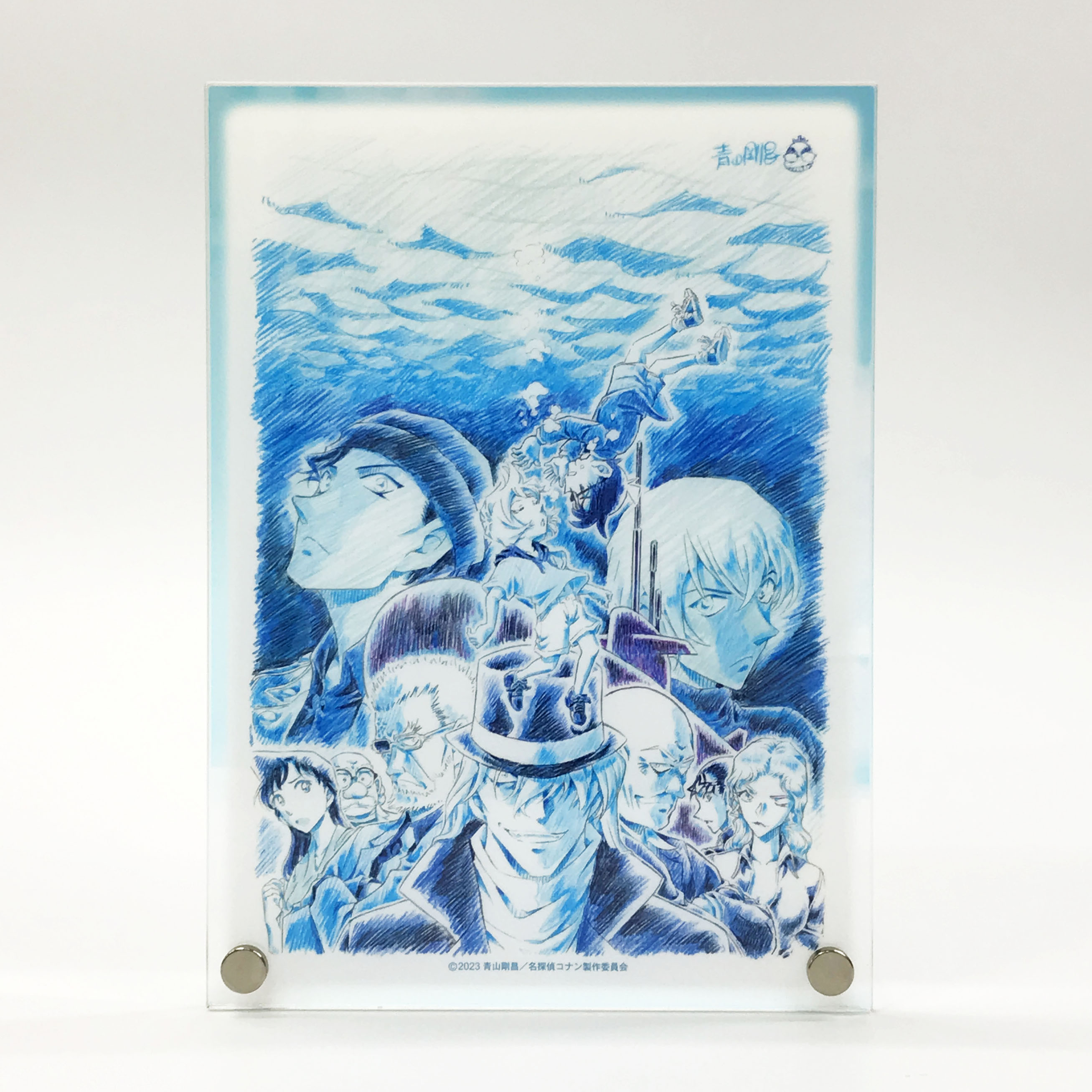 【2023年4月下旬発送予定】劇場版【名探偵コナン 黒鉄の魚影（サブマリン）】ティザーポスター オーロラ アクリルボード【予約期間：1/13～1/29】