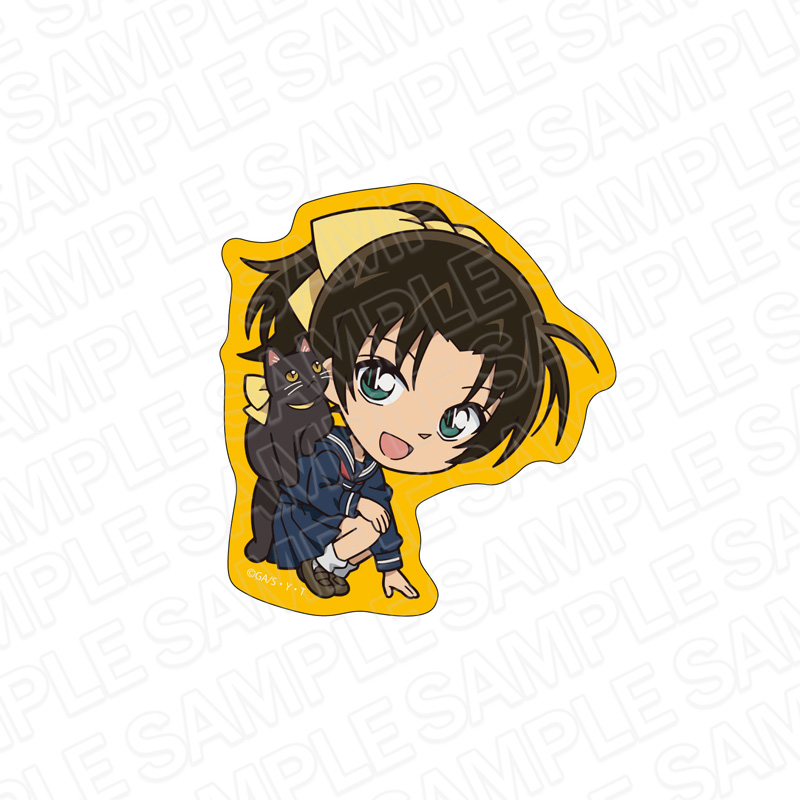 【8月下旬頃発送予定】名探偵コナン　ダイカットステッカー　遠山和葉　デフォルメねこ ver.3【予約期間：5/27～6/16】