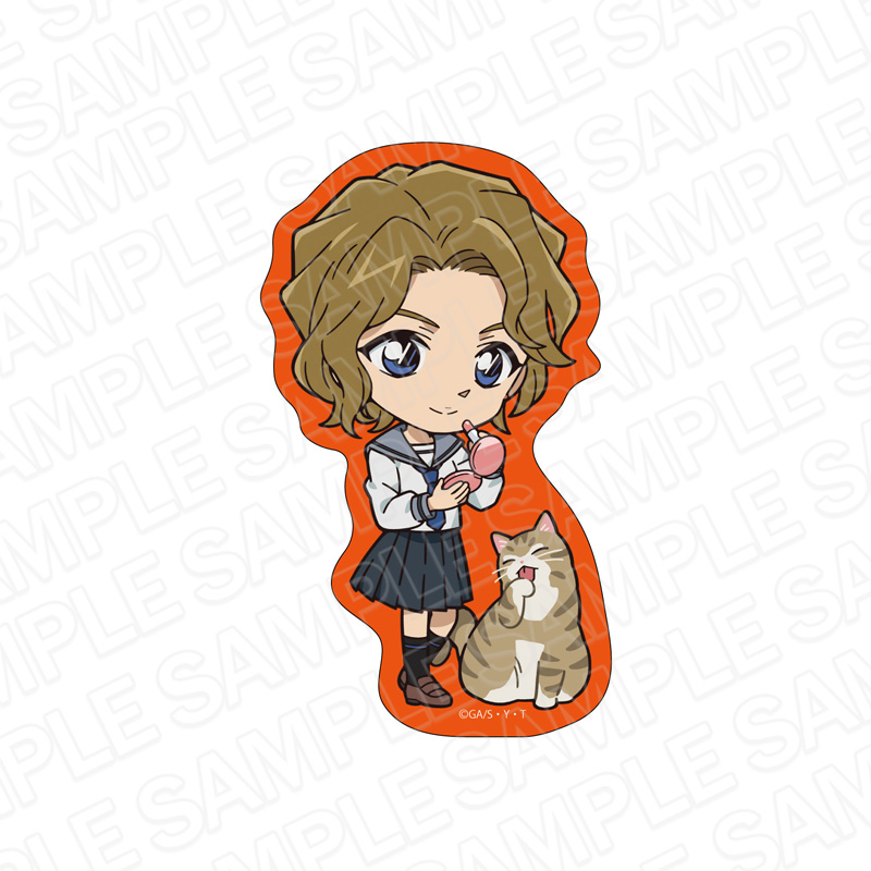 【8月下旬頃発送予定】名探偵コナン　ダイカットステッカー　大岡紅葉　デフォルメねこ ver.3【予約期間：5/27～6/16】