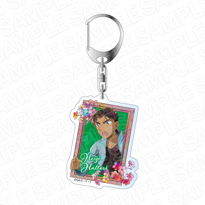 【8月下旬頃発送予定】名探偵コナン　アクリルキーホルダー　PALE TONE series　服部平次　flower ver.2【予約期間：5/27～6/16】