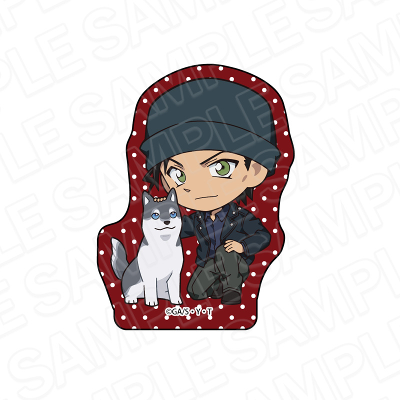 【2025年3月下旬～4月上旬頃発送予定】名探偵コナン　ダイカットステッカー　赤井秀一　デフォルメいぬ ver.【予約期間：2024年12/6～2025年1/5】