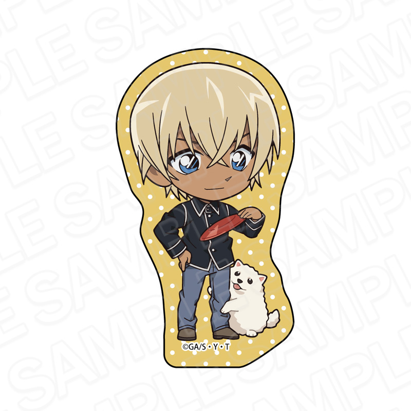 【2025年3月下旬～4月上旬頃発送予定】名探偵コナン　ダイカットステッカー　安室透　デフォルメいぬ ver.【予約期間：2024年12/6～2025年1/5】