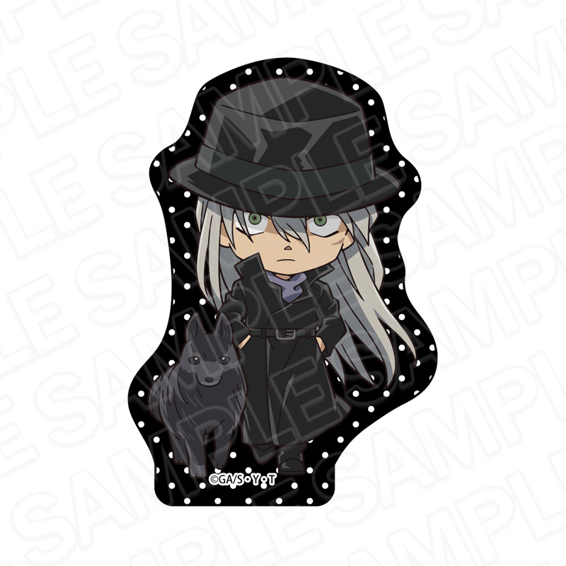 【2025年3月下旬～4月上旬頃発送予定】名探偵コナン　ダイカットステッカー　ジン　デフォルメいぬ ver.【予約期間：2024年12/6～2025年1/5】