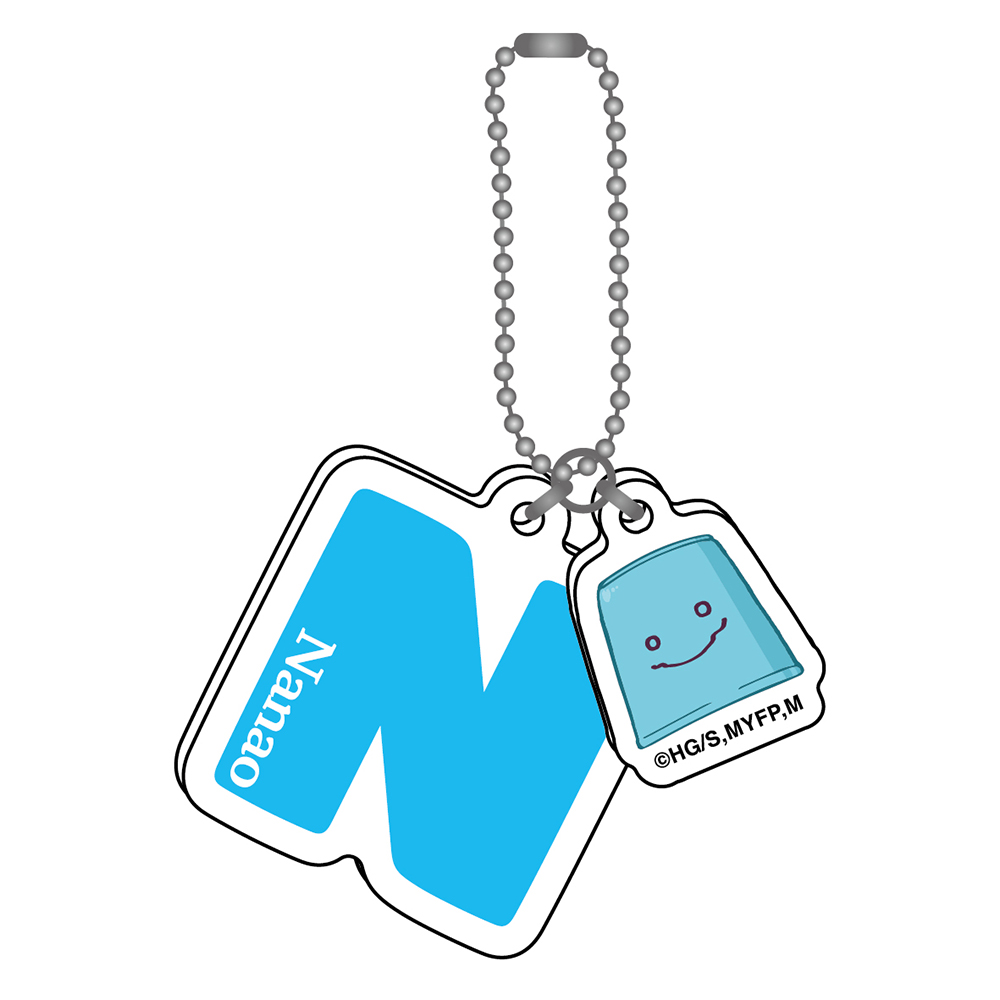 夜桜さんちの大作戦　公式デフォルメ　イニシャルアクリルボールチェーン　夜桜七悪