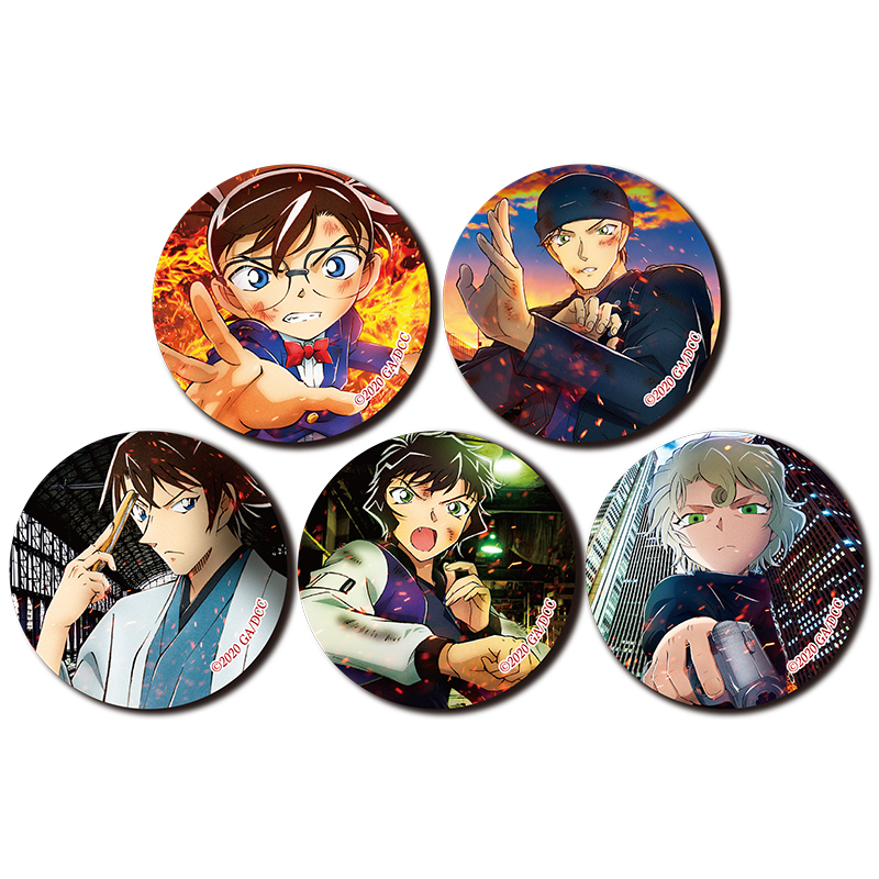 劇場版『名探偵コナン 緋色の弾丸』缶バッジ5個セット