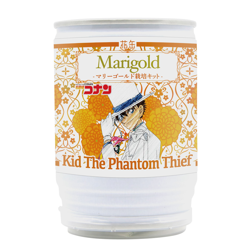名探偵コナン　花缶　マリーゴールド栽培キット　怪盗キッド