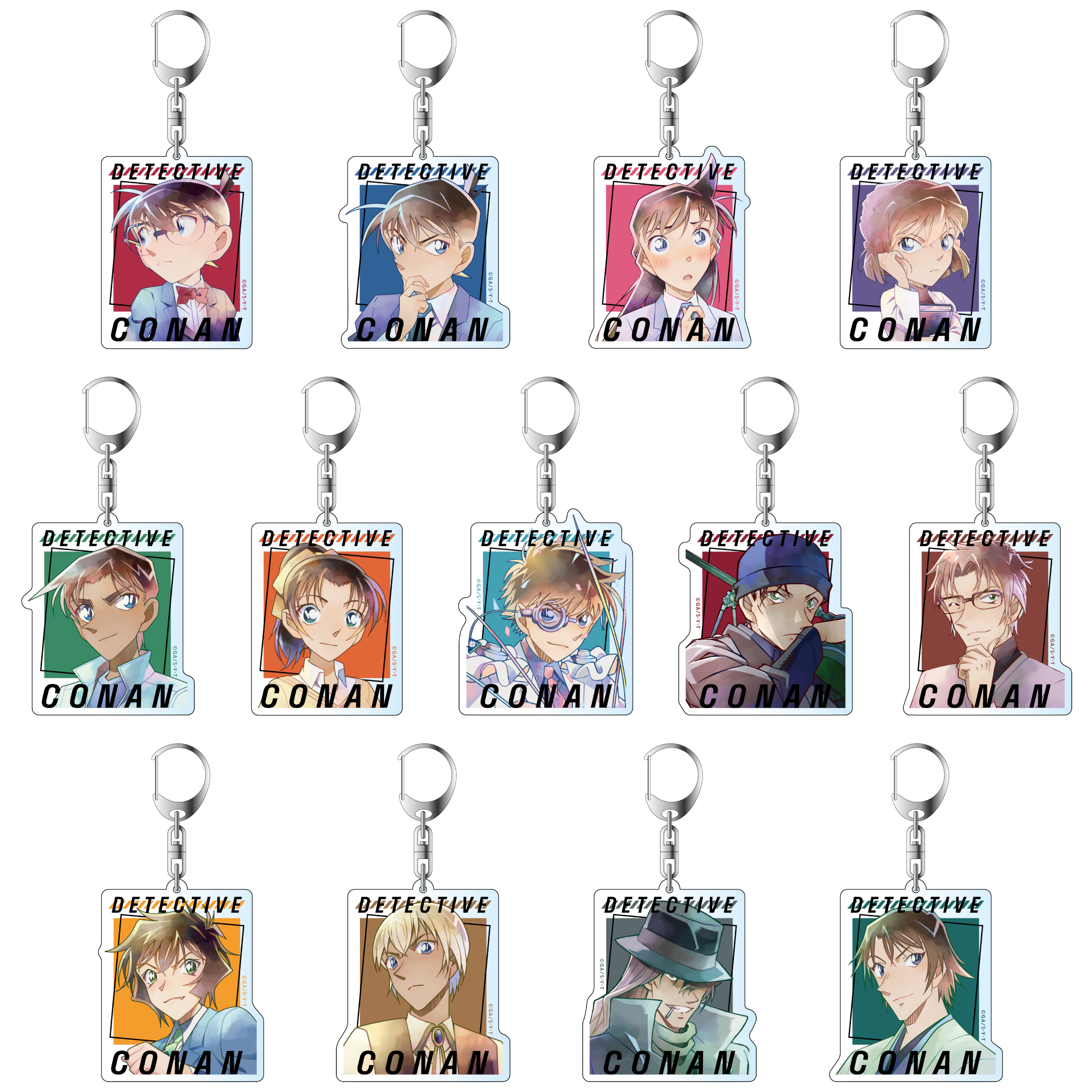 1個【ランダム】【4月下旬発売予定】名探偵コナン アクリルキーホルダー（ブラインド）　PALE TONE series　PCS