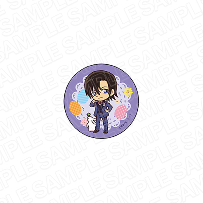 【6月中旬頃発送予定】名探偵コナン　ホログラムカンバッジ　萩原研二　デフォルメうさぎ ver.