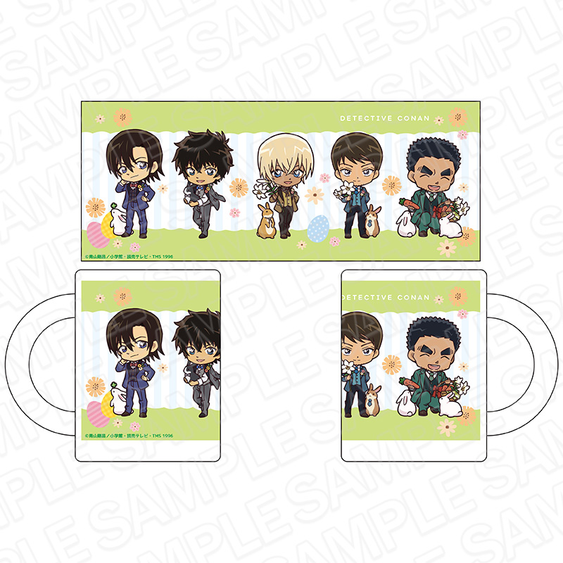 【6月中旬頃発送予定】名探偵コナン　マグカップ　B　デフォルメうさぎ ver.