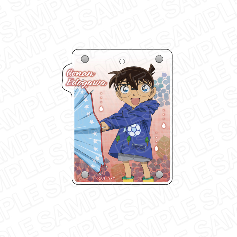 【9月下旬頃発送予定】名探偵コナン　アクリルダイカットパスケース　江戸川コナン　雨上がり ver.【予約期間：7/6～7/24】