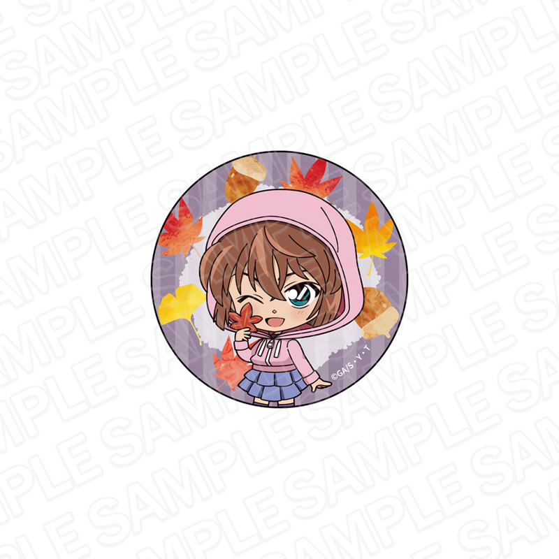 【12月下旬頃発送予定】名探偵コナン　ホログラムカンバッジ　灰原哀　デフォルメ秋 ver.【予約期間：10/31～11/13】