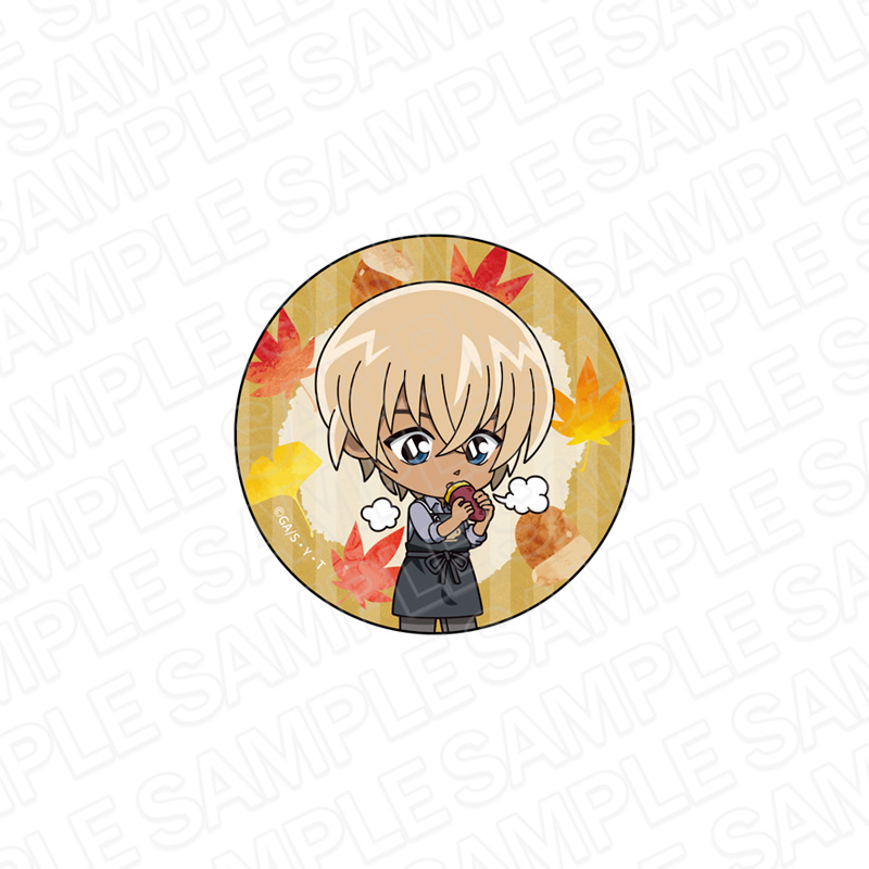 【12月下旬頃発送予定】名探偵コナン　ホログラムカンバッジ　安室透　デフォルメ秋 ver.【予約期間：10/31～11/13】