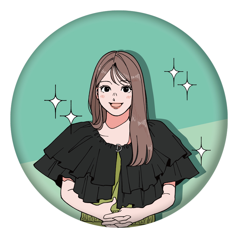 ドラマ「日曜の夜ぐらいは...」缶バッジ（樋口若葉）