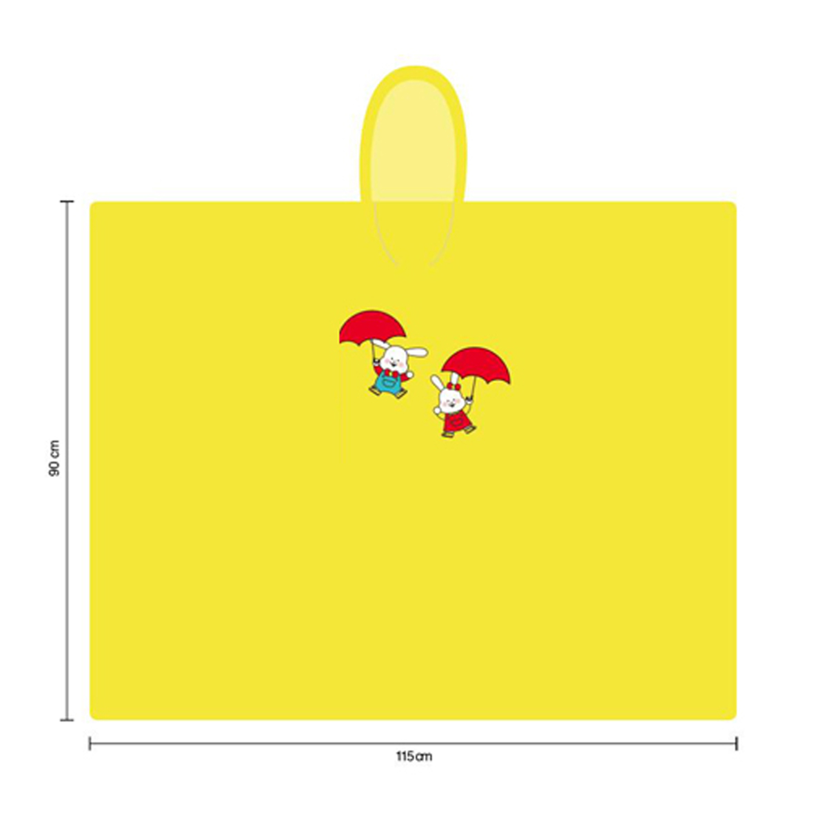 「おはよう朝日です」レインポンチョ キッズ