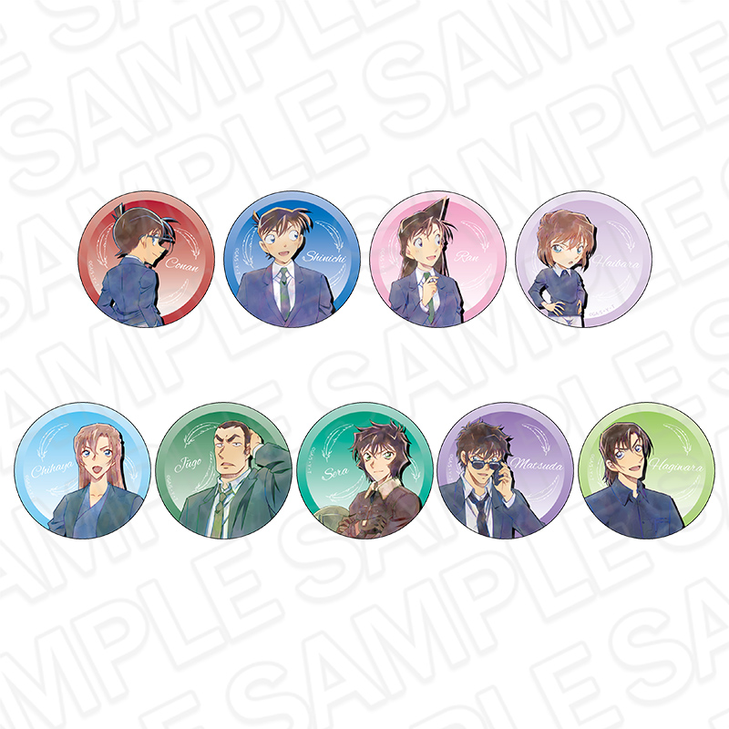 【2026年9月下旬～10月中旬頃発送予定】名探偵コナン　ホログラムカンバッジ(ランダム)　PALE TONE series　vol.7(BOX)【予約期間：2026年7/6～7/19】