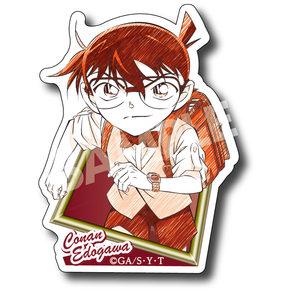【2026年6月中旬～下旬頃発送予定】名探偵コナン　ペンシルアート　ステッカーコレクションVol.4　江戸川コナン【予約期間：2026年4/1～4/19】