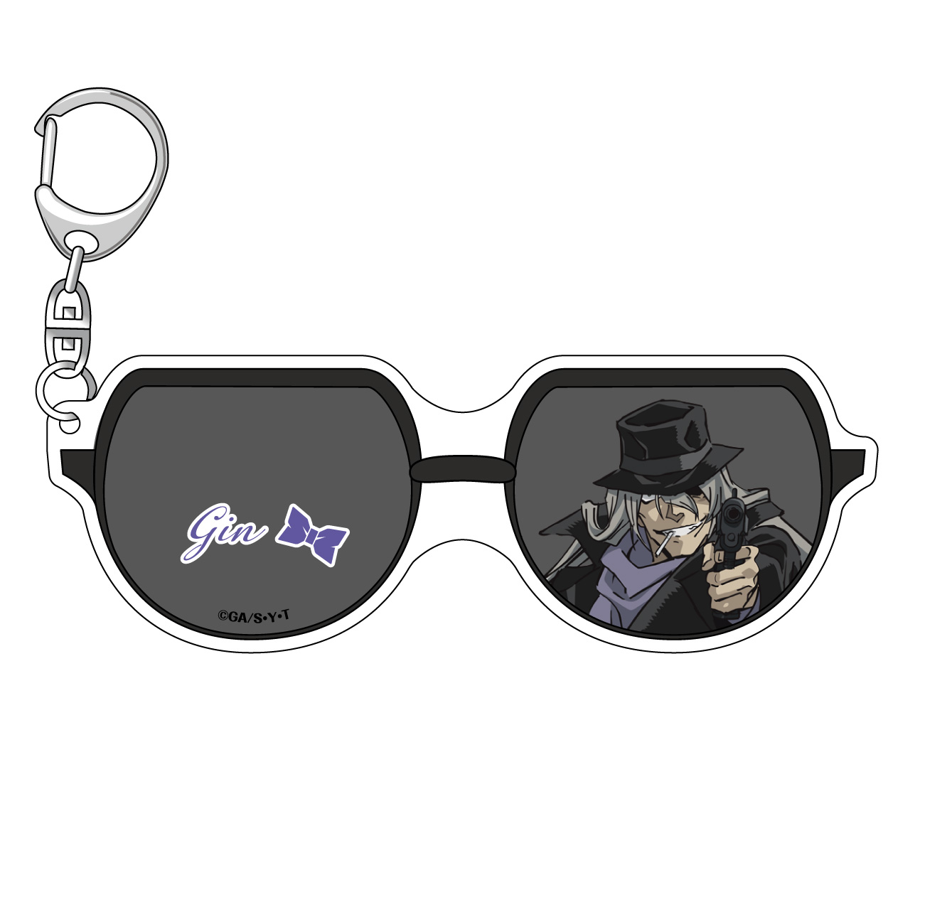 名探偵コナン　メガネアクリルキーホルダーVol.3　ジン