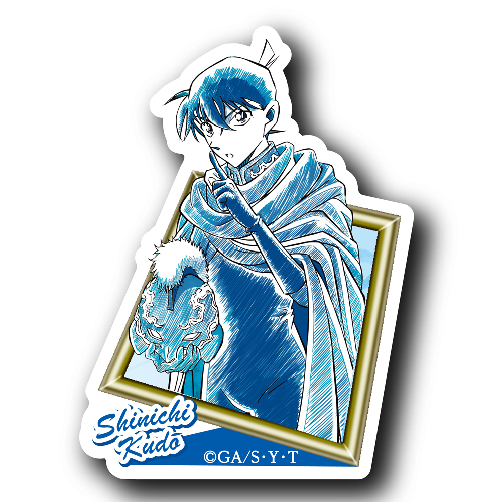 名探偵コナン　ペンシルアート　ステッカーコレクション　工藤新一