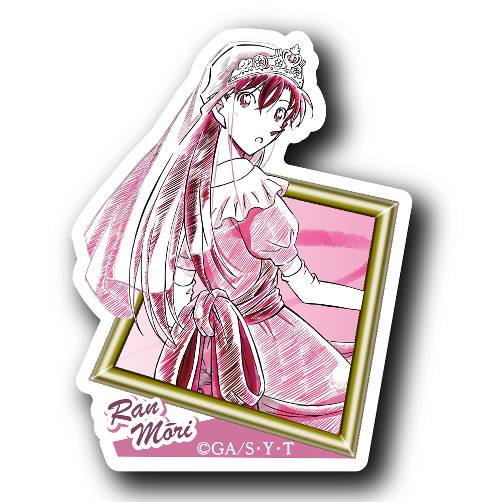 名探偵コナン　ペンシルアート　ステッカーコレクション　毛利蘭