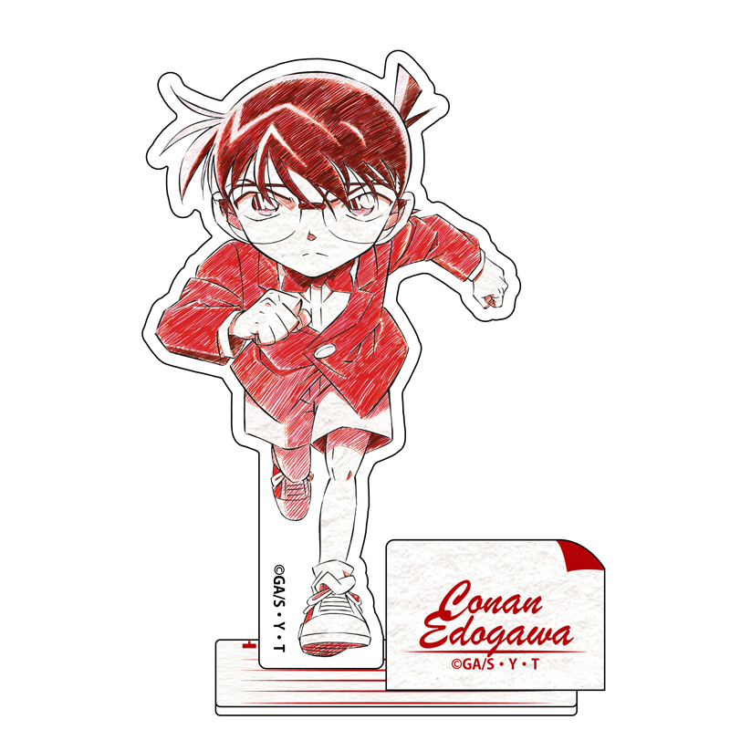 名探偵コナン　ペンシルアート　アクリルスタンドコレクションVol.9　江戸川コナン
