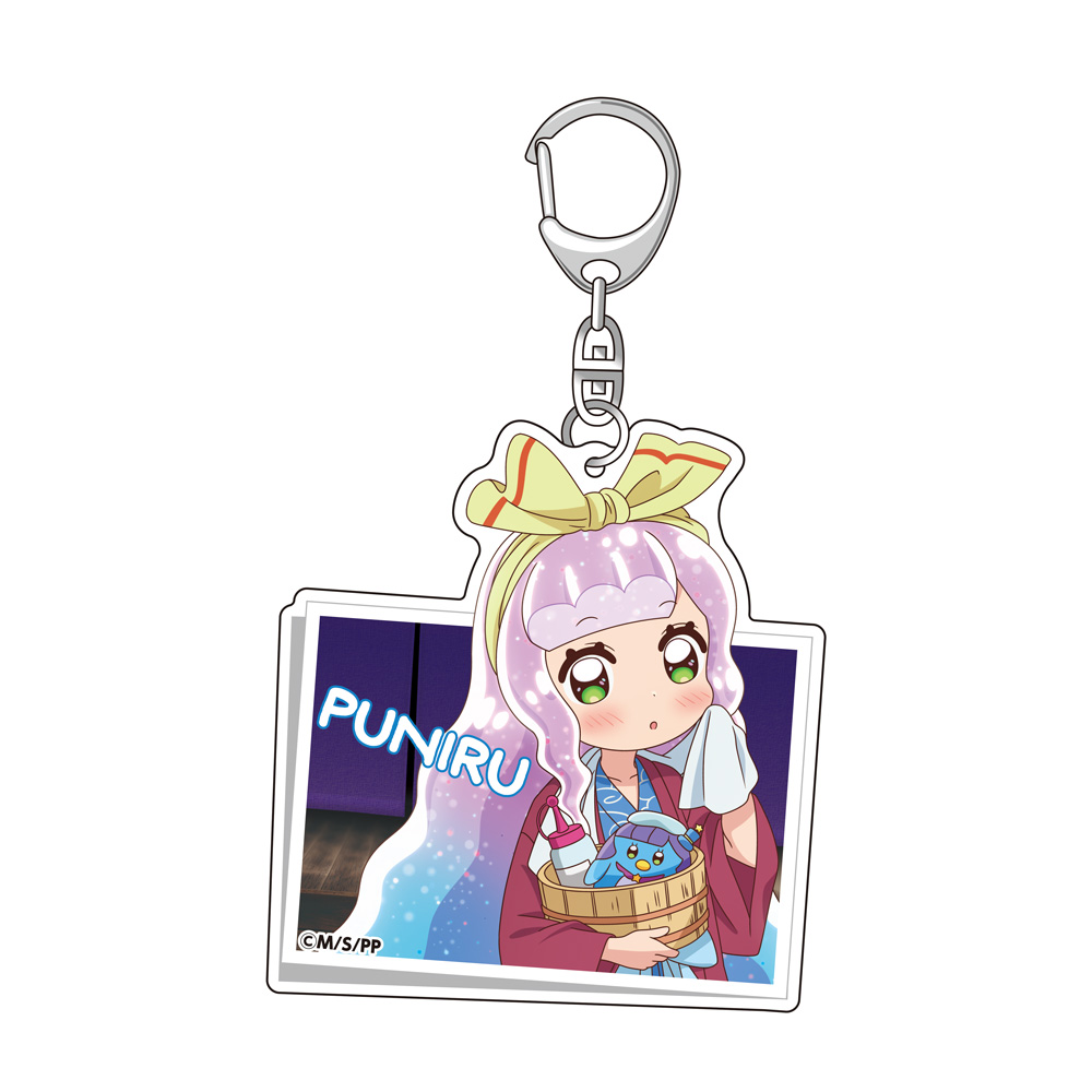 ぷにるはかわいいスライム」アクリルキーホルダー　湯上がりかわいいぷにる