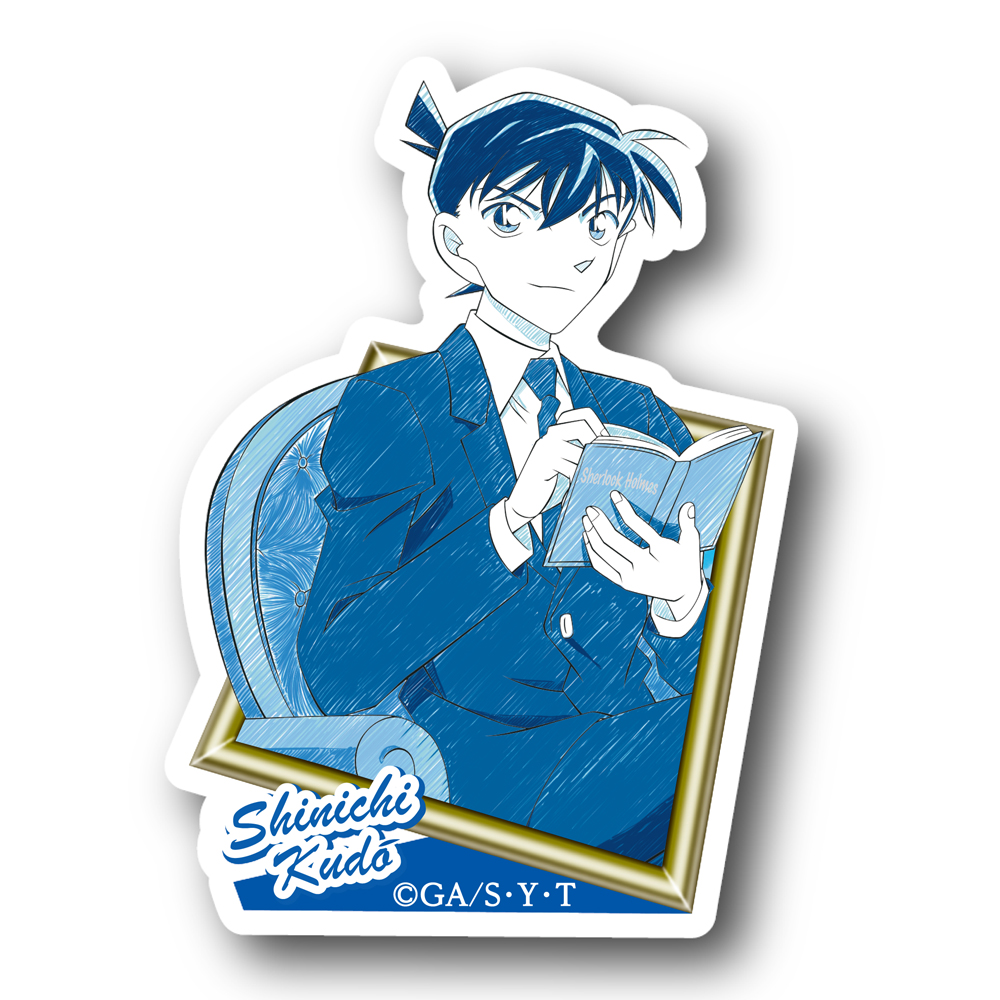 【2025年10月中旬頃発送予定】名探偵コナン　ペンシルアート　ステッカーコレクションVol.3　工藤新一【予約期間：2025年7/30～2025年8/17】