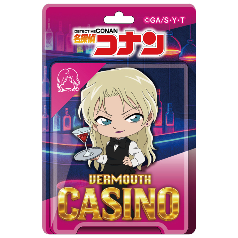 【2025年12月中旬頃発送予定】名探偵コナン　ブリスターパッケージ風アクリルボールチェーン　カジノコレクション　ベルモット【予約期間：2025年9/24～10/13】