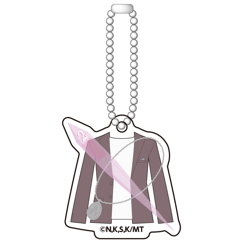 【2022年1月下旬発売予定】テスラノート　アクリルボールチェーン　ピノ