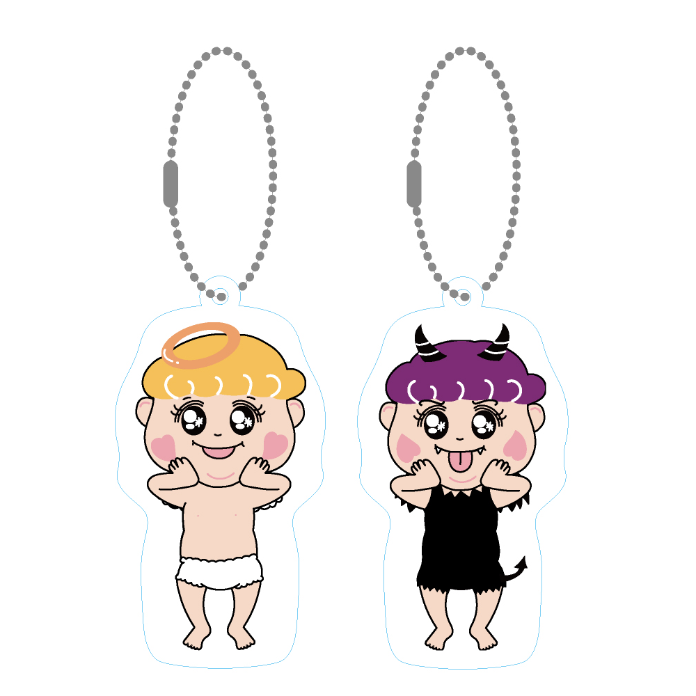 ドラマ「素晴らしき哉、先生！」アクリルキーホルダー（天使＆悪魔）【劇中登場】