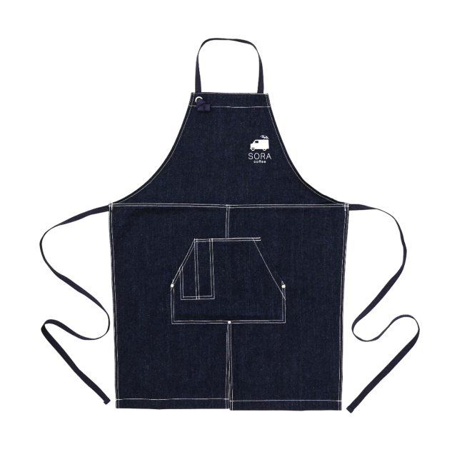 ドラマ「たとえあなたを忘れても」 coffee SORAロゴ入りエプロン