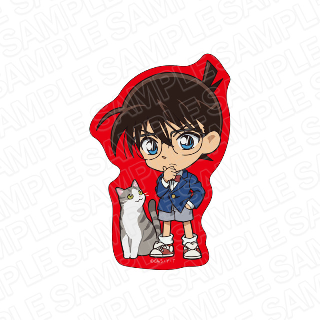 【8月下旬頃発送予定】名探偵コナン　ダイカットステッカー　江戸川コナン　デフォルメねこ ver.3【予約期間：5/27～6/16】