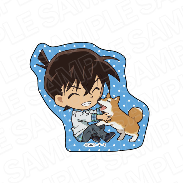 【2025年3月下旬～4月上旬頃発送予定】名探偵コナン　ダイカットステッカー　工藤新一　デフォルメいぬ ver.【予約期間：2024年12/6～2025年1/5】